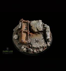 Urban rubble 60mm Round Bases for Miniatures - Ideal for Tabletop RPGs & Fantasy Games