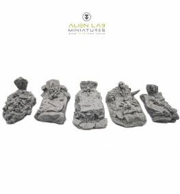Ancient burial grounds  Alien Lab's Resin Terrain: Perfect for Tabletop Gaming Miniatures