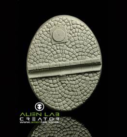 Town square 120mm oval bases for miniatures - ideal for Tabletop RPGs & Fantasy Games