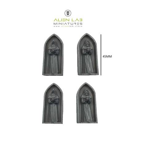 DARK ALCOVES - D&D Wargaming Terrain, Scatter Scenery for Tabletop RPGs, Dungeons and Dragons Miniatures, Terrain Accessories