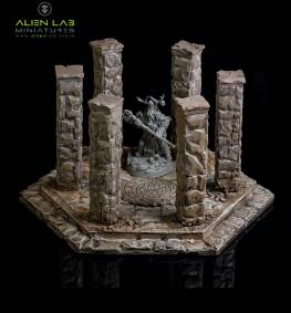 Ritual temple Alien Lab Resin Terrain: Perfect for Tabletop Gaming Miniatures